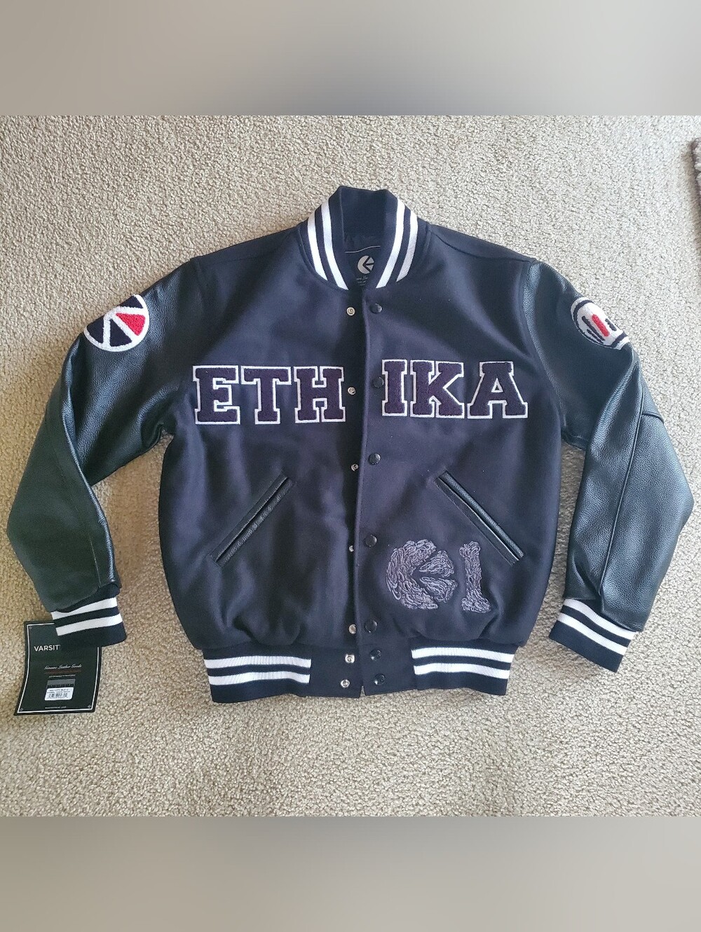NWT Ethika varsity jacket